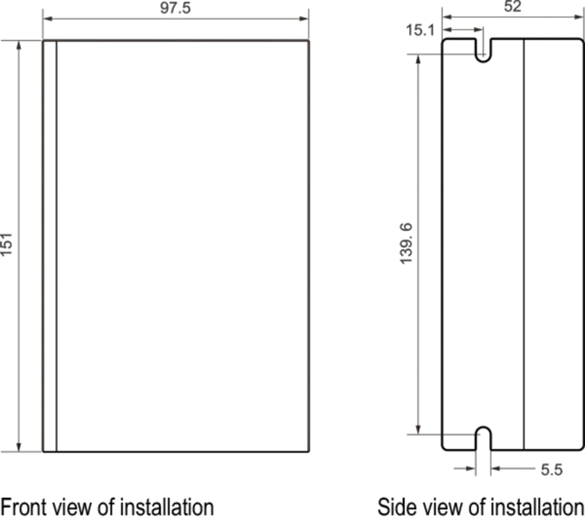 Dimensions