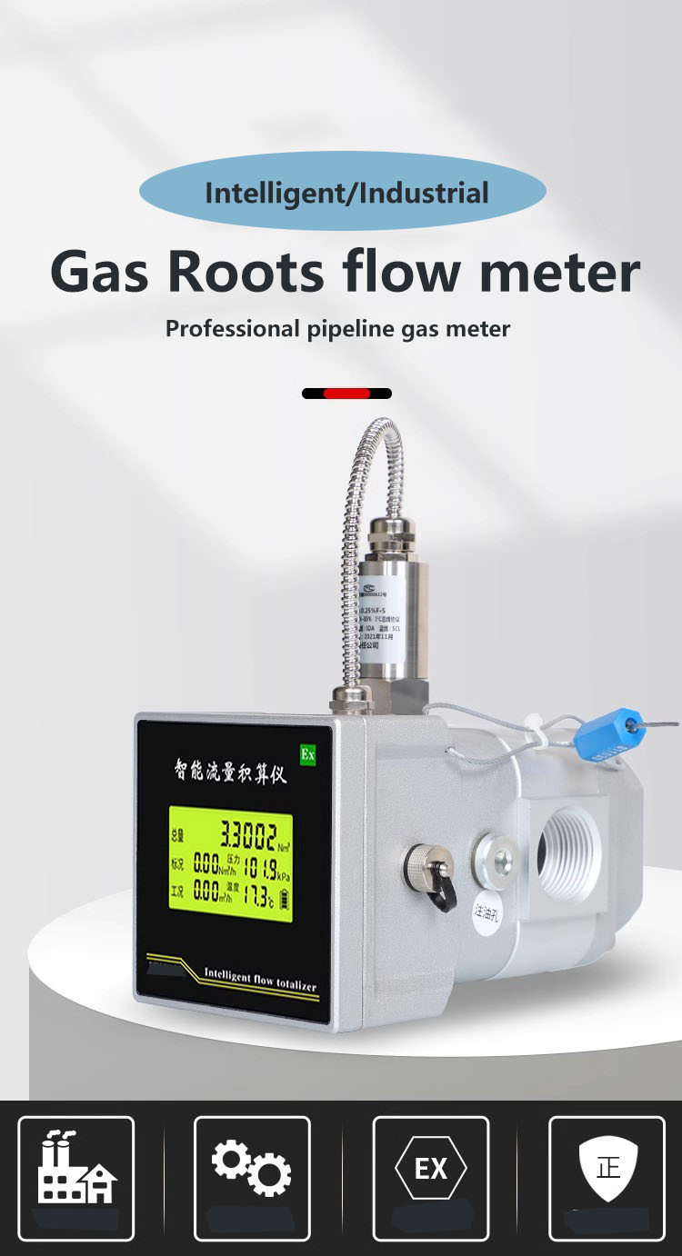  industrial grade Roots (waist Wheel) Flowmeter