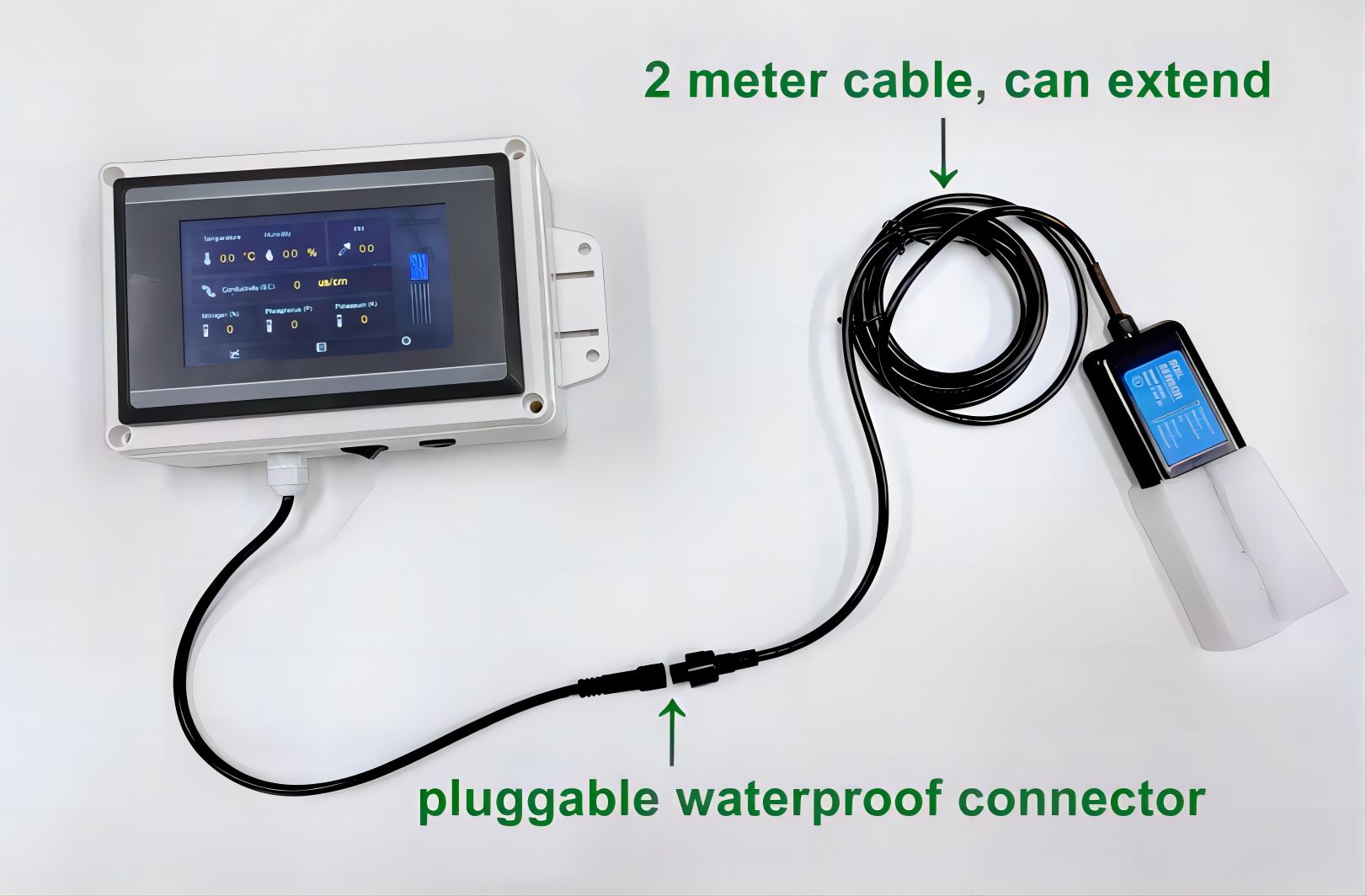 Soil tester meter cable length