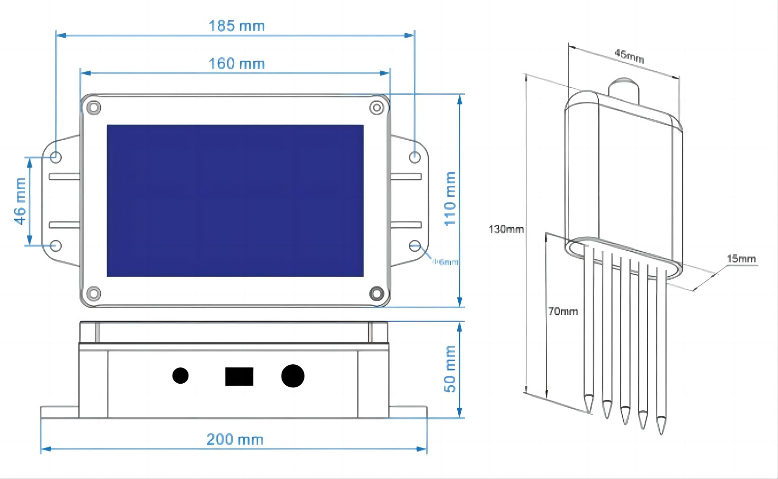 Soil Moisture Temperature Humidity sensor