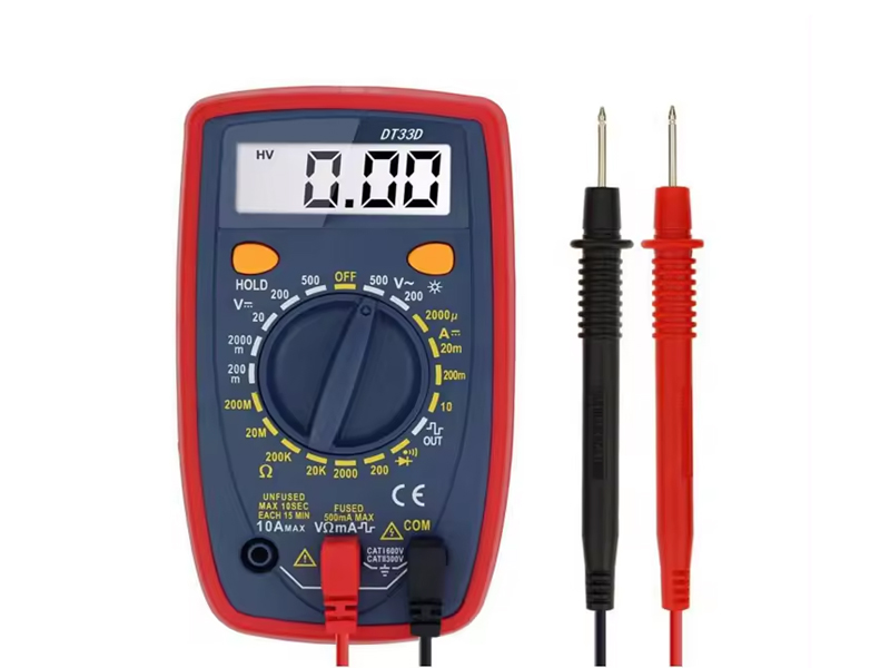 Digital Multimeter AC/DC Transistor Tester