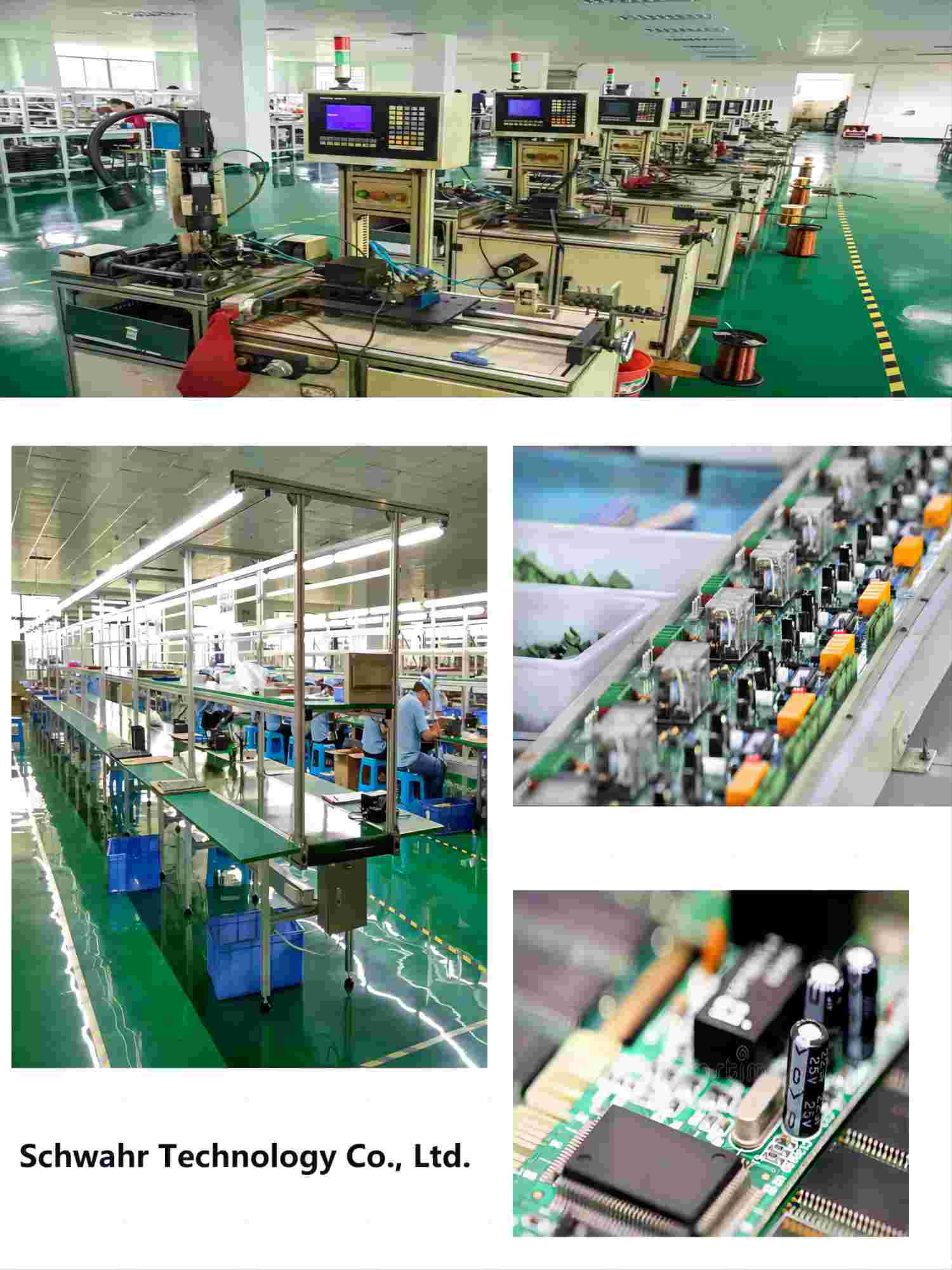 Sensor production line processing diagram