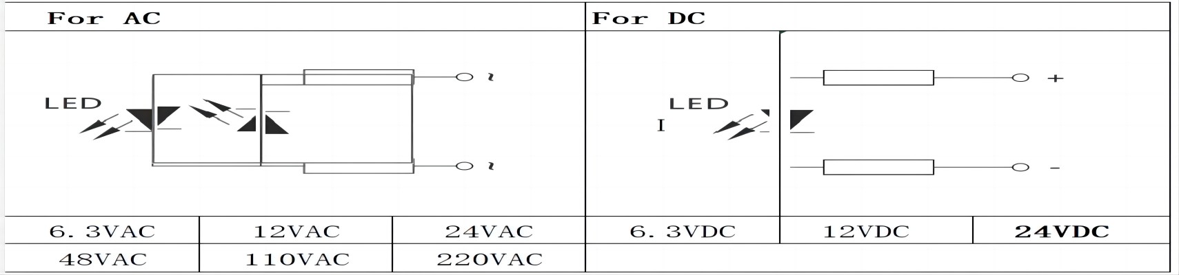 K16 LED Circuit