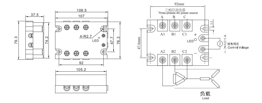 LRSSR-3 Serise connecting diagram