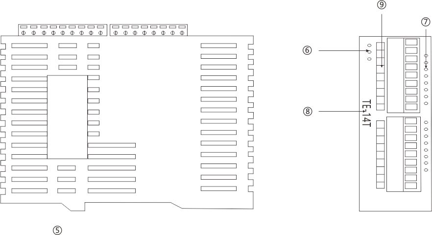 SCH-TE Weighing Extension Expansion module Product size 