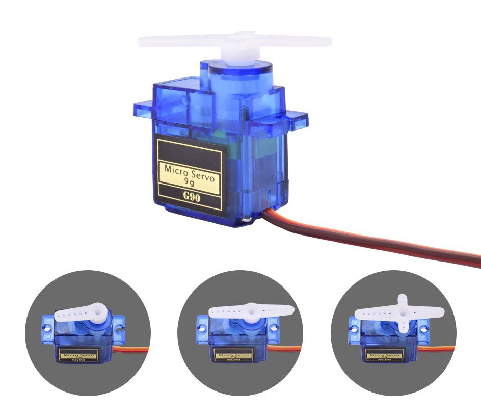 SG90 9G servo double arm * 2, cross arms